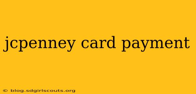 jcpenney card payment