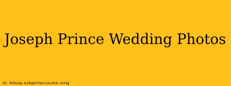 Joseph Prince Wedding Photos