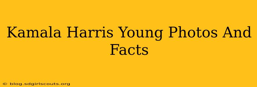 Kamala Harris Young Photos And Facts