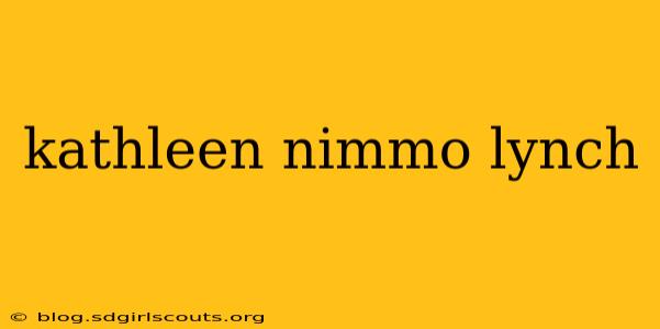 kathleen nimmo lynch