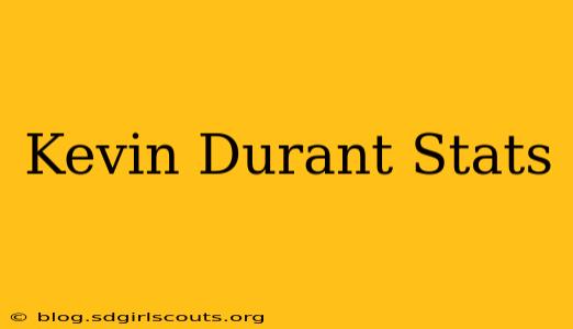 Kevin Durant Stats