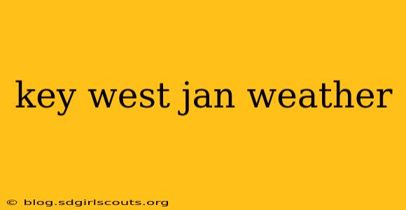 key west jan weather