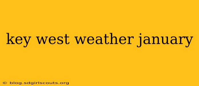 key west weather january