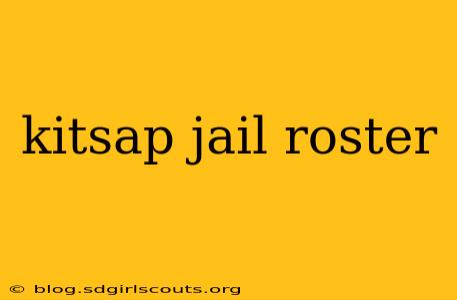 kitsap jail roster