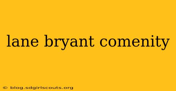 lane bryant comenity