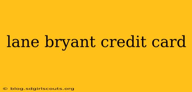 lane bryant credit card
