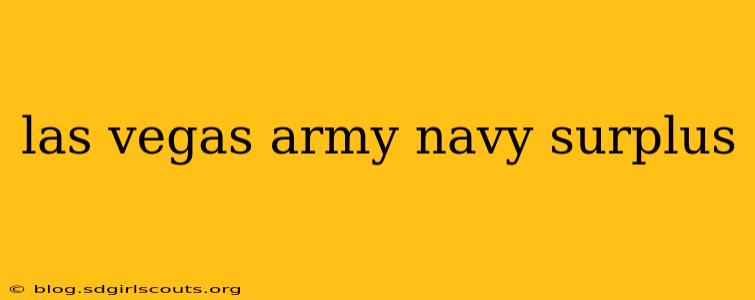 las vegas army navy surplus