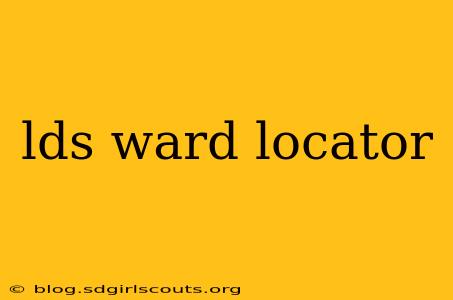 lds ward locator