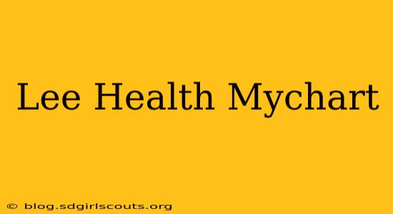 Lee Health Mychart