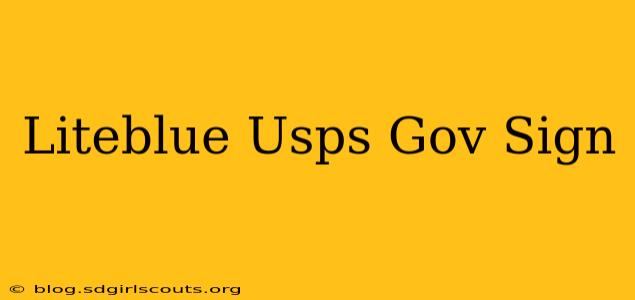 Liteblue Usps Gov Sign