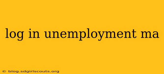 log in unemployment ma