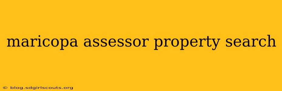 maricopa assessor property search
