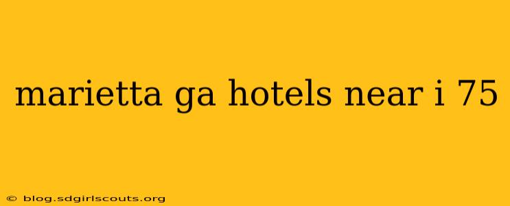 marietta ga hotels near i 75