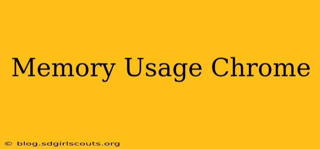 Memory Usage Chrome