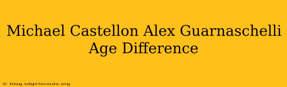 Michael Castellon Alex Guarnaschelli Age Difference