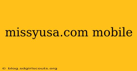 missyusa.com mobile