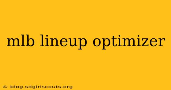 mlb lineup optimizer
