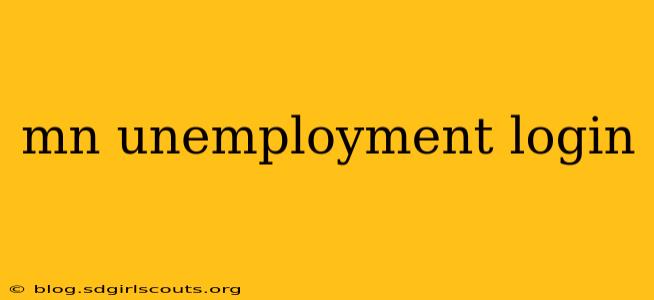 mn unemployment login