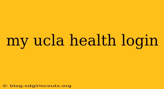 my ucla health login