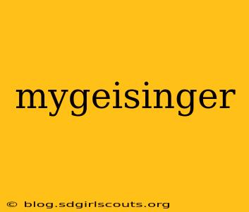 mygeisinger