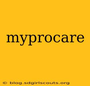 myprocare