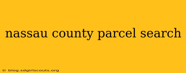 nassau county parcel search
