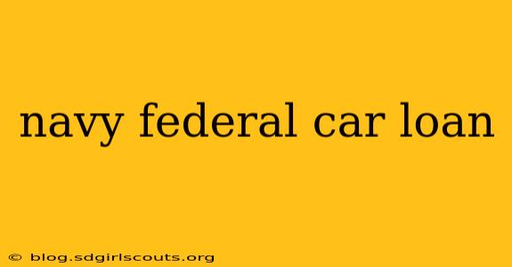navy federal car loan