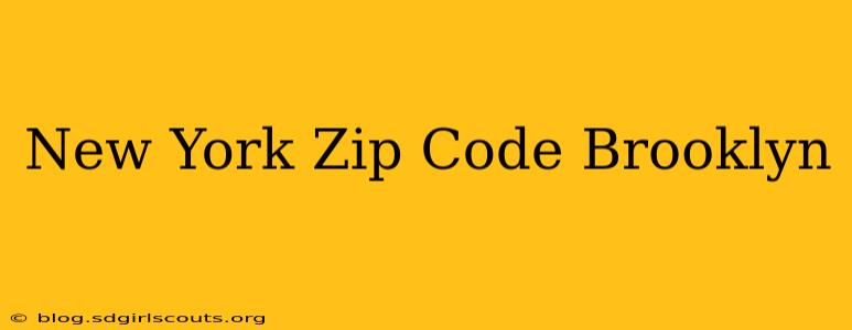 New York Zip Code Brooklyn