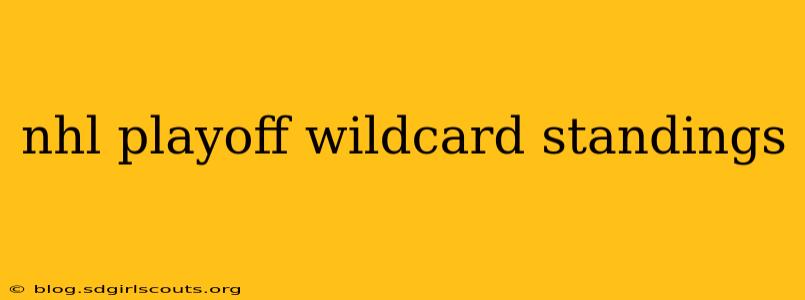 nhl playoff wildcard standings