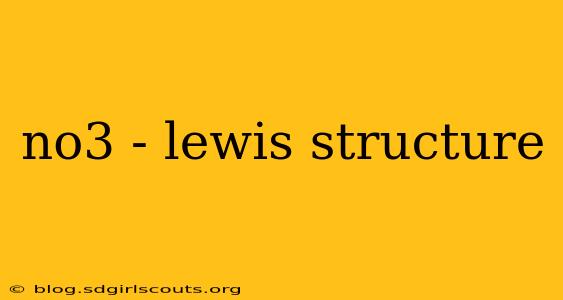 no3 - lewis structure