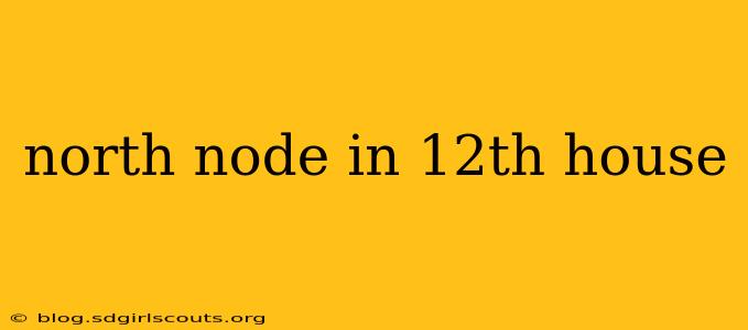 north node in 12th house