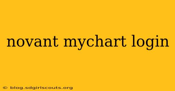 novant mychart login
