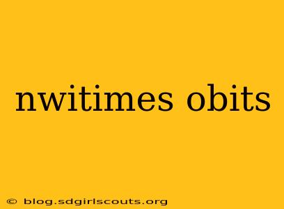 nwitimes obits