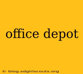 office depot