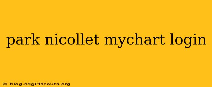 park nicollet mychart login