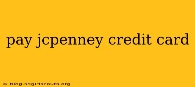 pay jcpenney credit card