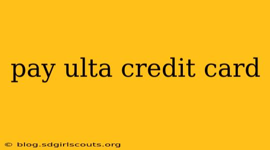 pay ulta credit card