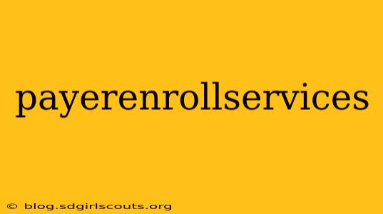 payerenrollservices