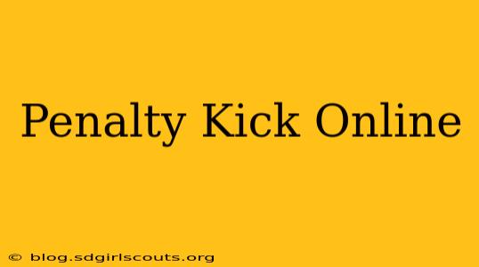 Penalty Kick Online