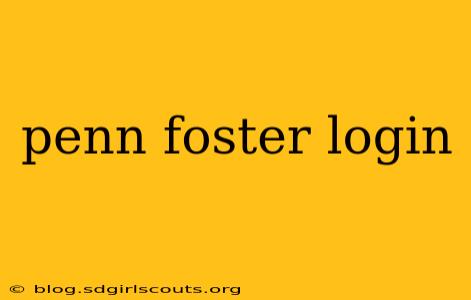 penn foster login