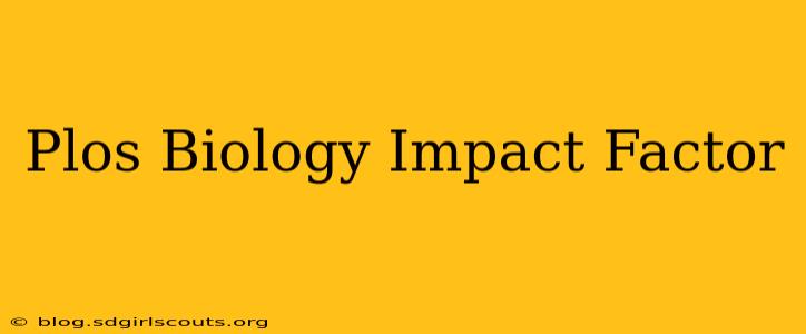 Plos Biology Impact Factor