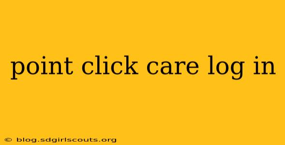 point click care log in