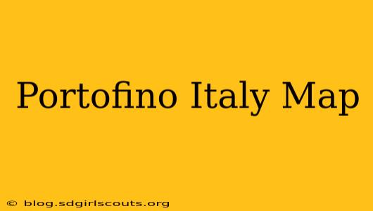 Portofino Italy Map