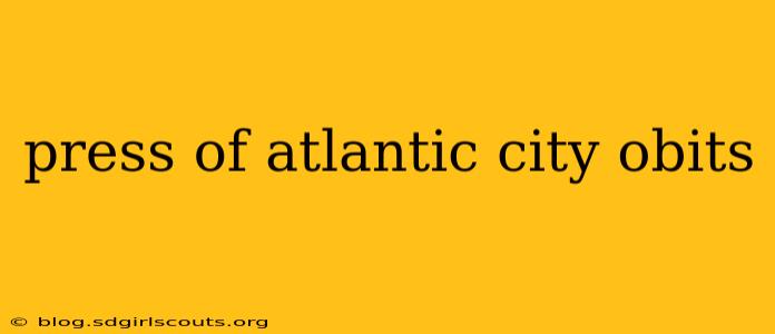 press of atlantic city obits
