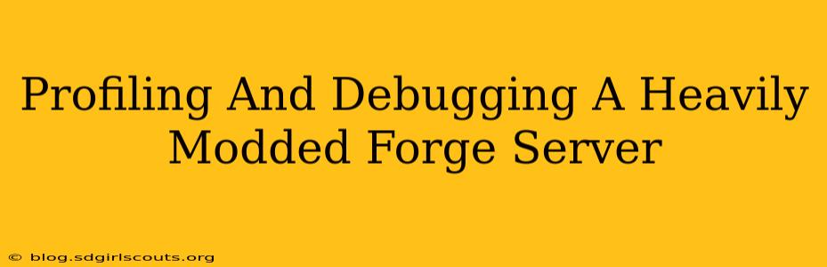 Profiling And Debugging A Heavily Modded Forge Server