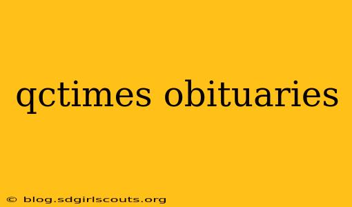 qctimes obituaries