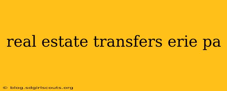 real estate transfers erie pa