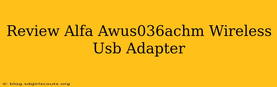 Review Alfa Awus036achm Wireless Usb Adapter