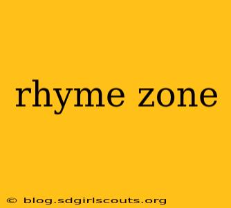rhyme zone