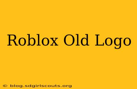 Roblox Old Logo